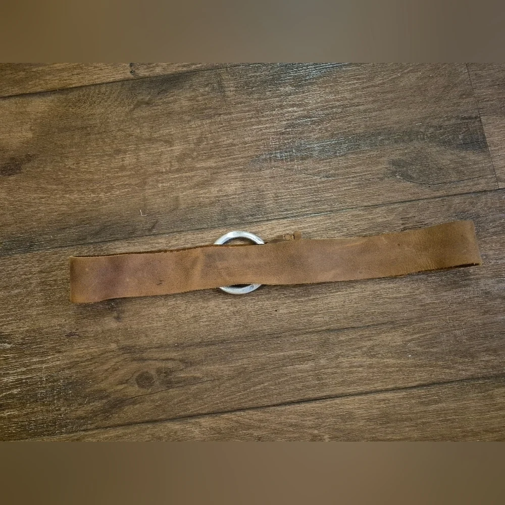 Brown Studded Women's Belt